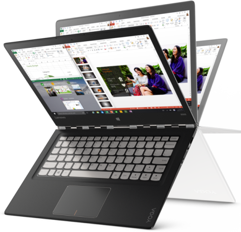 360 Grad drehbares Notebook